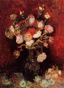 Vase with Asters and Phlox - Vincent van Gogh
