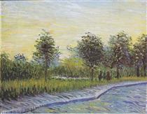 Way in the Voyer d'Argenson Park in Asnieres - Vincent van Gogh