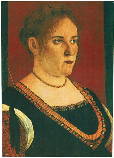 Portrait of a lady, c.1495 - Vittore Carpaccio