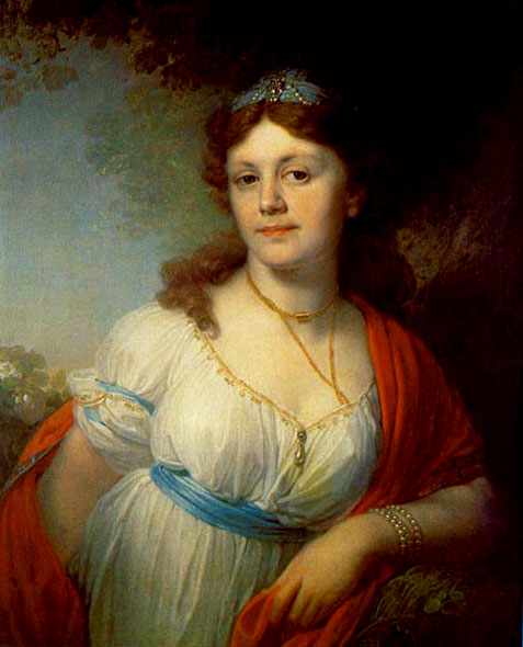 Portrait of E Temkina, 1798 - Vladimir Borovikovsky
