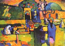 Arabs I (Cemetery) - Wassily Kandinsky