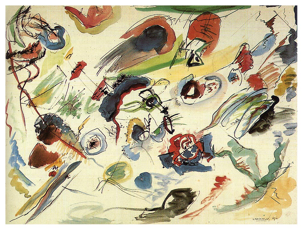 Untitled First Abstract Watercolor 1910 