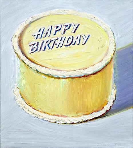 Happy Birthday Cake, 1975 - Wayne Thiebaud