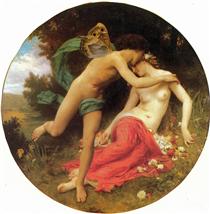 Cupid and Psyche - William Adolphe Bouguereau