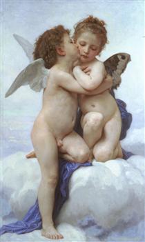 Cupid and Psyche - Адольф Вільям Бугро