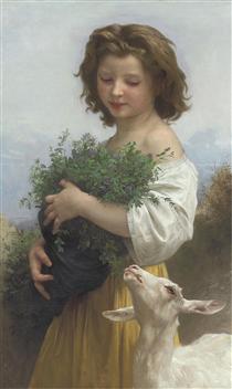 Little Esmeralda - William-Adolphe Bouguereau