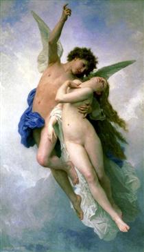 Psyche and Amour - William Bouguereau