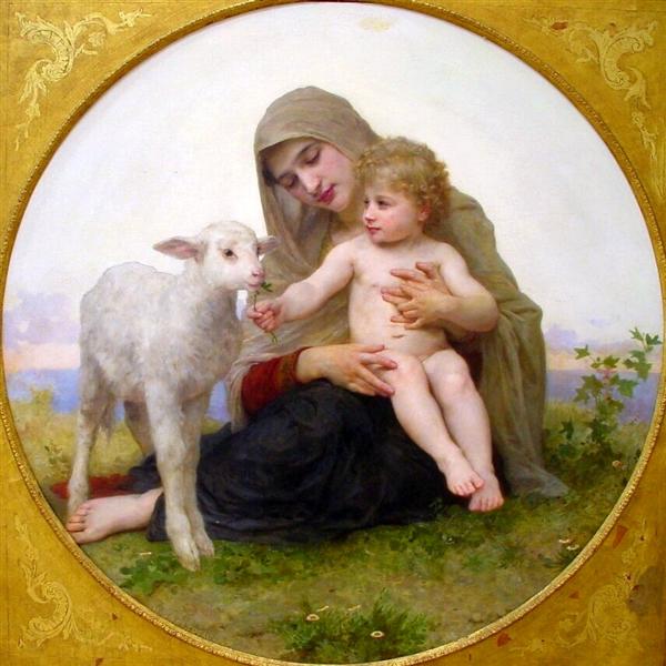 The Virgin Lamb, 1903 - William-Adolphe Bouguereau