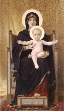 Virgin and Child - Вильям Адольф Бугро