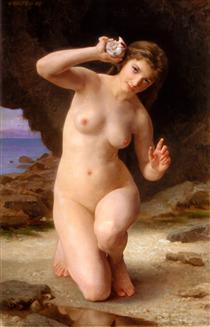 Woman with Shell - William-Adolphe Bouguereau