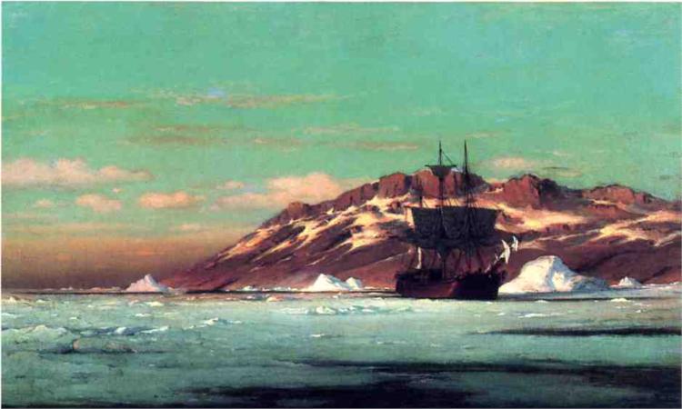 Arctic Scene - Вільям Бредфорд