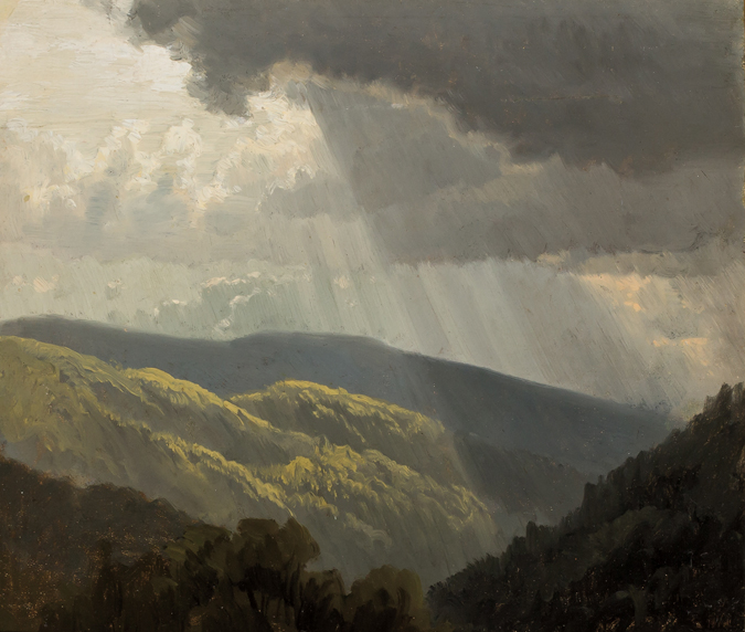 Cloud and Sunset Study - Вільям Бредфорд