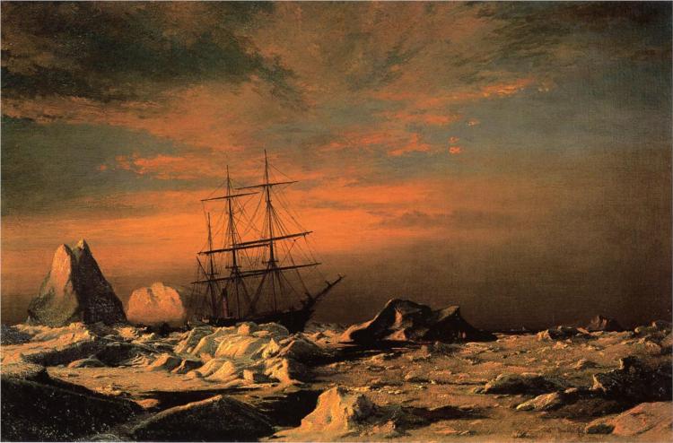 Ice Dwellers Watching the Invaders, 1879 - William Bradford