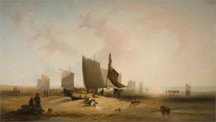 The Return of the Fishing Boats - William Collins