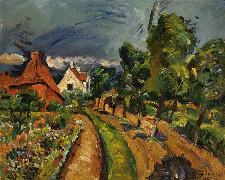 Danish Roadside, 1930 - William H. Johnson