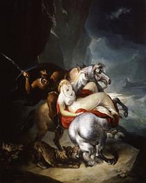 The Wolves Descending from the Alps - William Hamilton