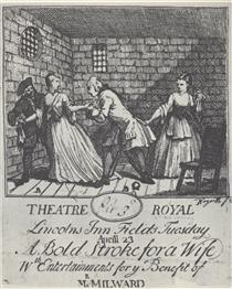 Benefit ticket (Mr  Milward)' A Bold Stroke for a Wife - William Hogarth