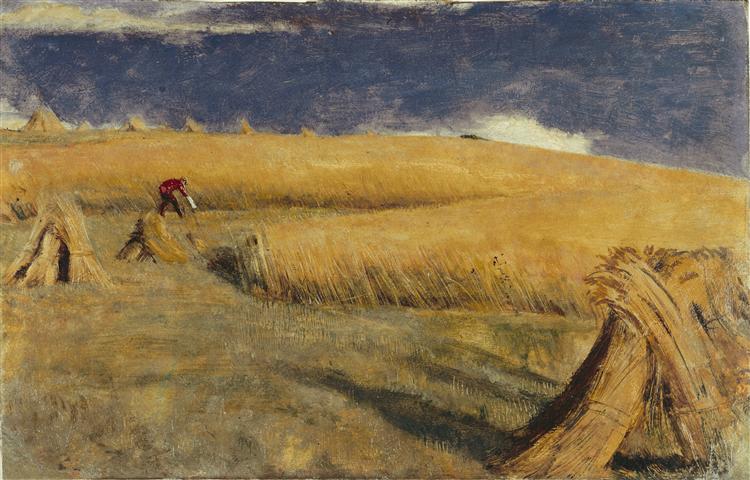 Cornfield at Ewell, 1849 - William Holman Hunt