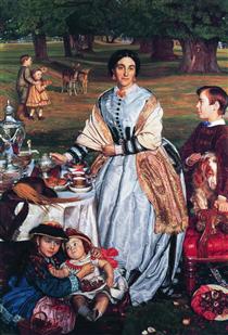 Lady Fairbairn with her Children - 威廉·霍爾曼·亨特
