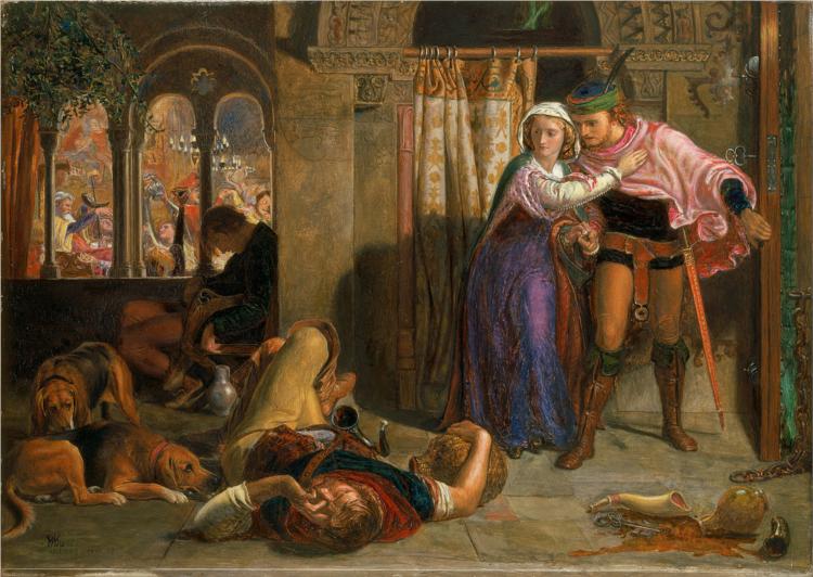 The Eve of Saint Agnes, 1857 - Уильям Холман Хант