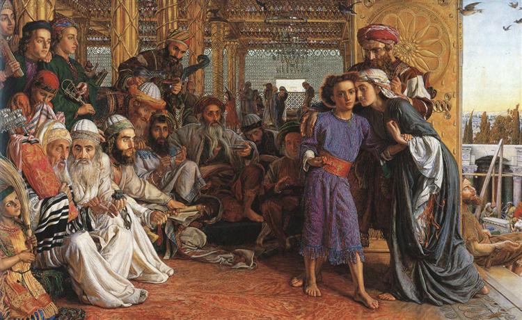 The Finding of the Saviour in the Temple, 1854 - 1855 - William Holman Hunt