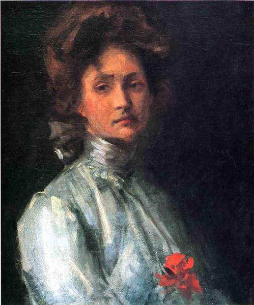 Portrait of a Young Woman, c.1905 - William Merritt Chase
