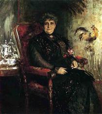 Portrait of Mme. E.H. Bensel - Уильям Меррит Чейз