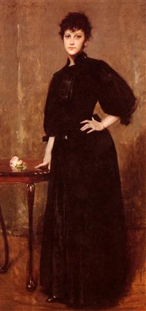 Portrait of Mrs. C - Вільям Мерріт Чейз