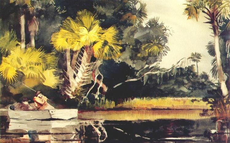 Homosassa jungle (Florida), 1904 - Winslow Homer