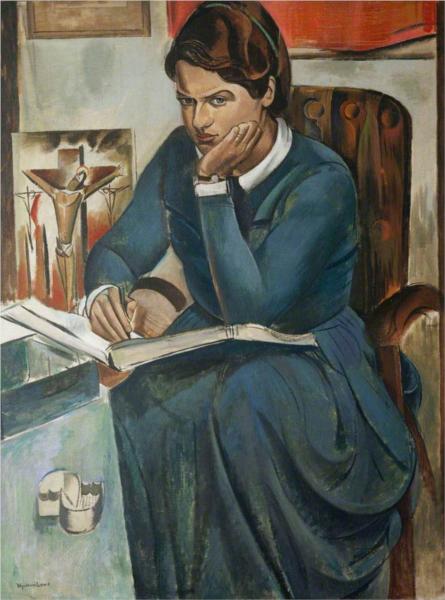 Lady Naomi Mitchison (1897–1999), Author, 1938 - Перси Уиндем Льюис