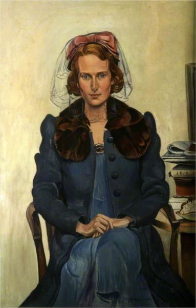 Miss Close, 1939 - Wyndham Lewis