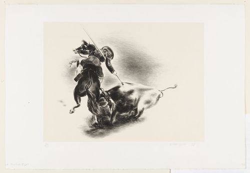 Bullfight, 1928 - Yasuo Kuniyoshi