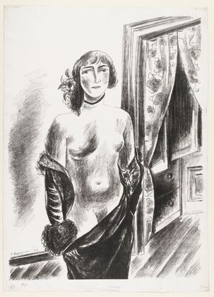 Semi-Nude, Standing, 1927 - Yasuo Kuniyoshi