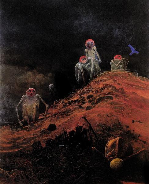 Untitled, 1973 - Zdzisław Beksiński