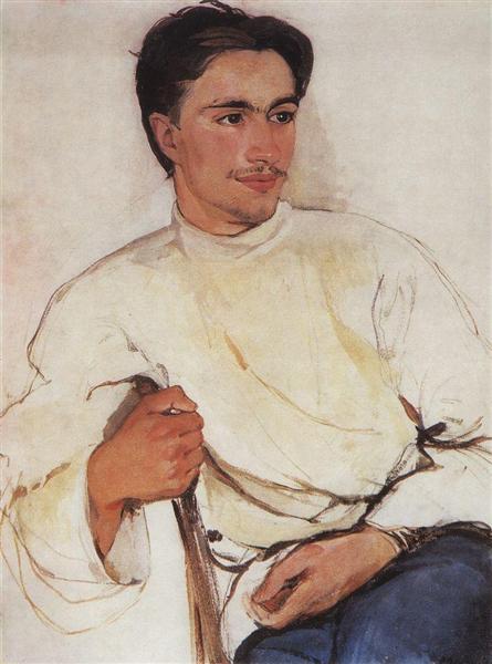 Портрет студента, 1909 - Зінаїда Серебрякова